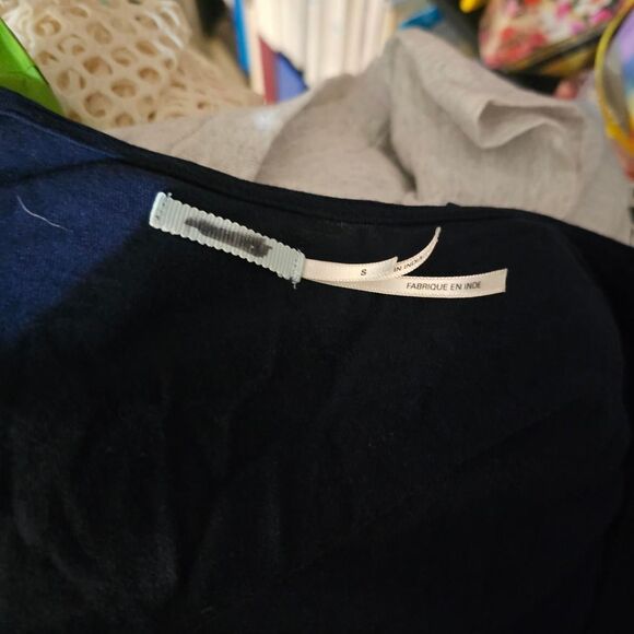 Kimchi blue navy blue lace patterned abstract gothic babydoll top - Picture 4 of 5